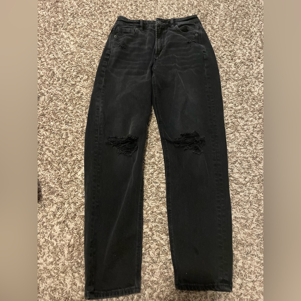 Black American Eagle Ripped Jeans
